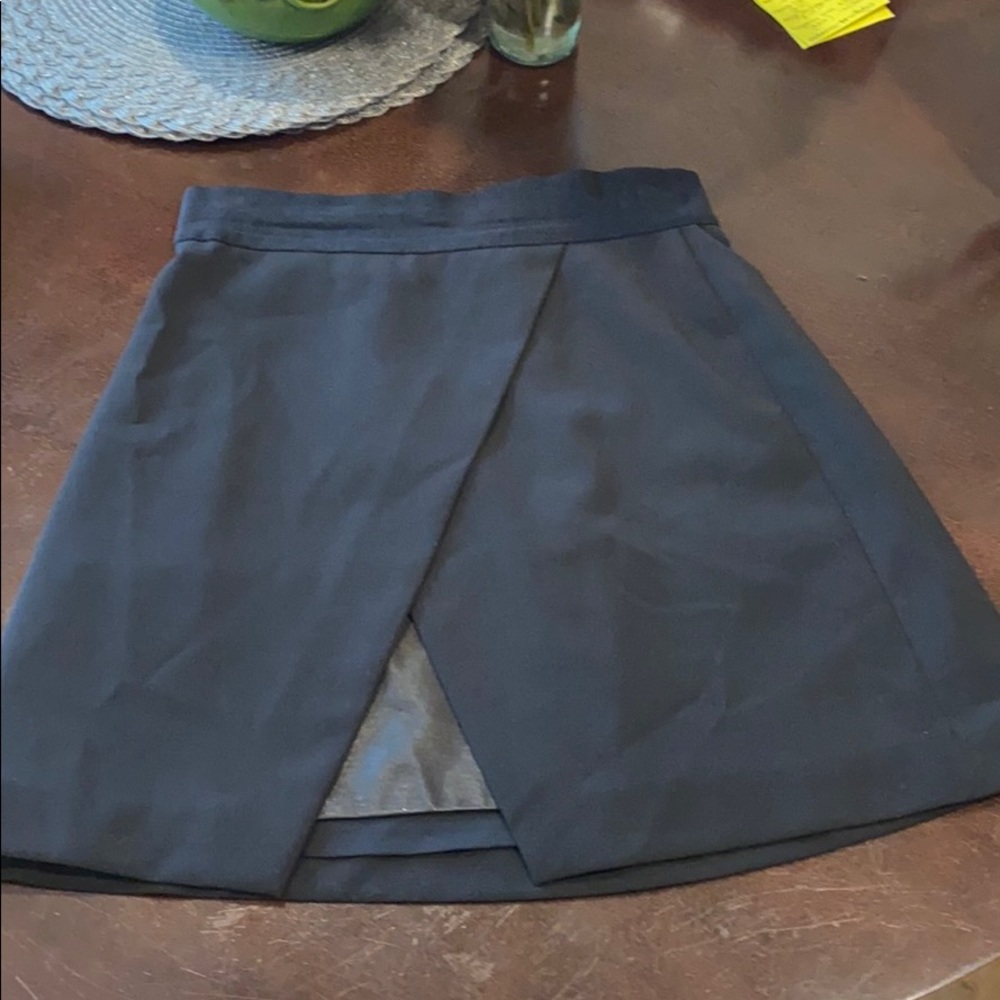 Alice + Olivia  Black Shirt w inside leather cross design - Picture 6 of 7